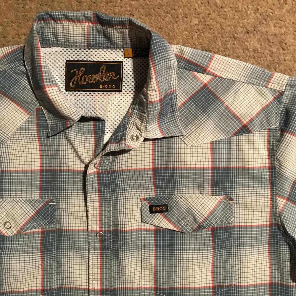 Men's Howler Brothers Bros Short Sleeve Snap Button Shirt